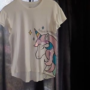 Girls Unicorn Blouse
